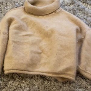 free people cropped sweater